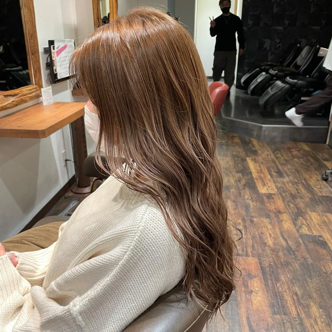 ロング カラー カット ヘアカラー Wataru 髪質改善カラー💎のヘアスタイル