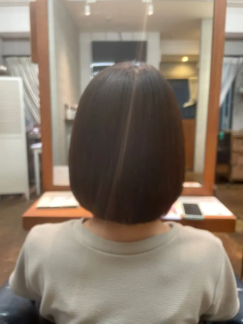 ショート カット ヘアカラー ショート×髪質改善 西梅田Kaiのヘアスタイル