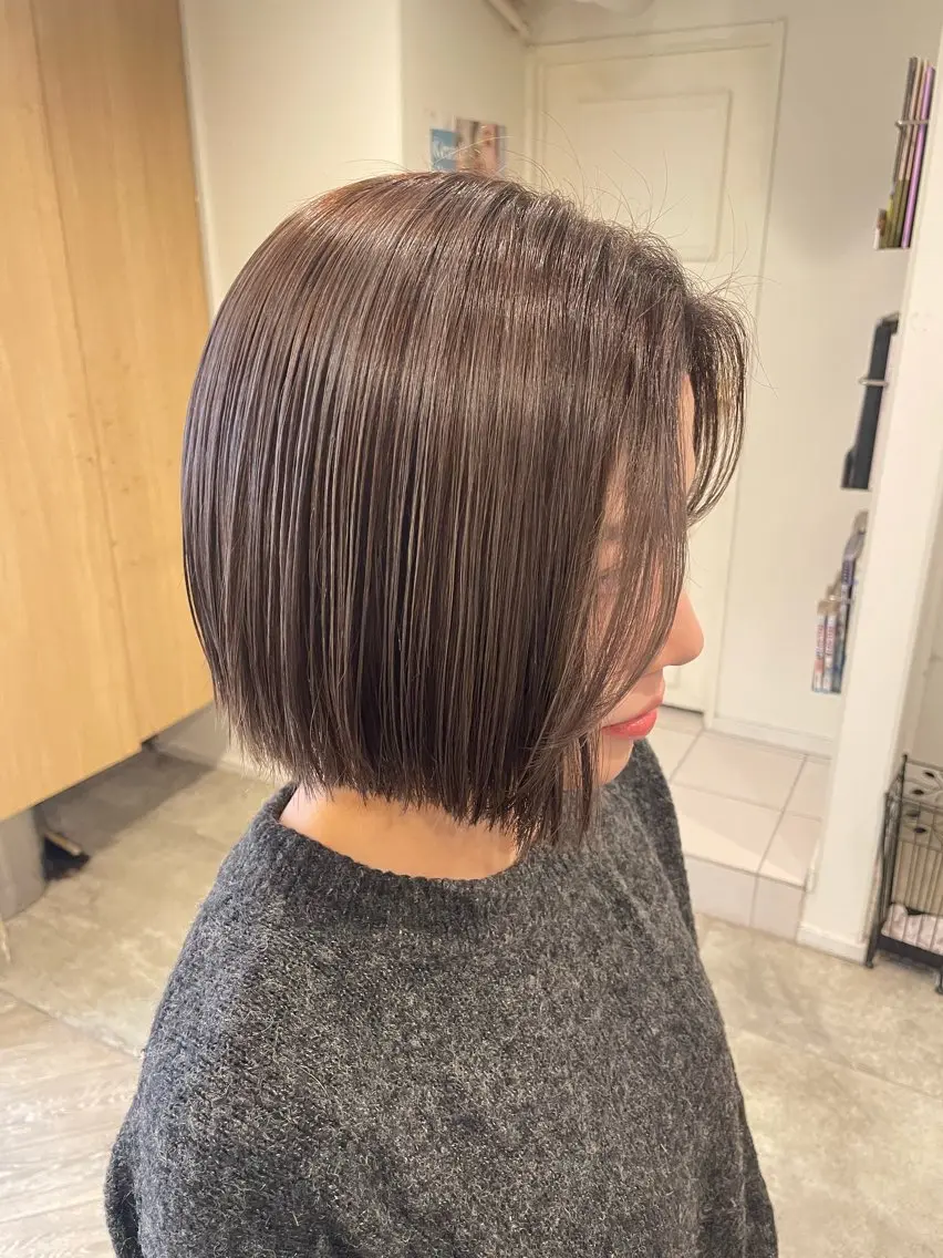 💈カットカラートリートメント💈✨最高ミルボントリートメント❣️白髪染＋1100色味追加＋1100、dmで相談🉑✨の写真