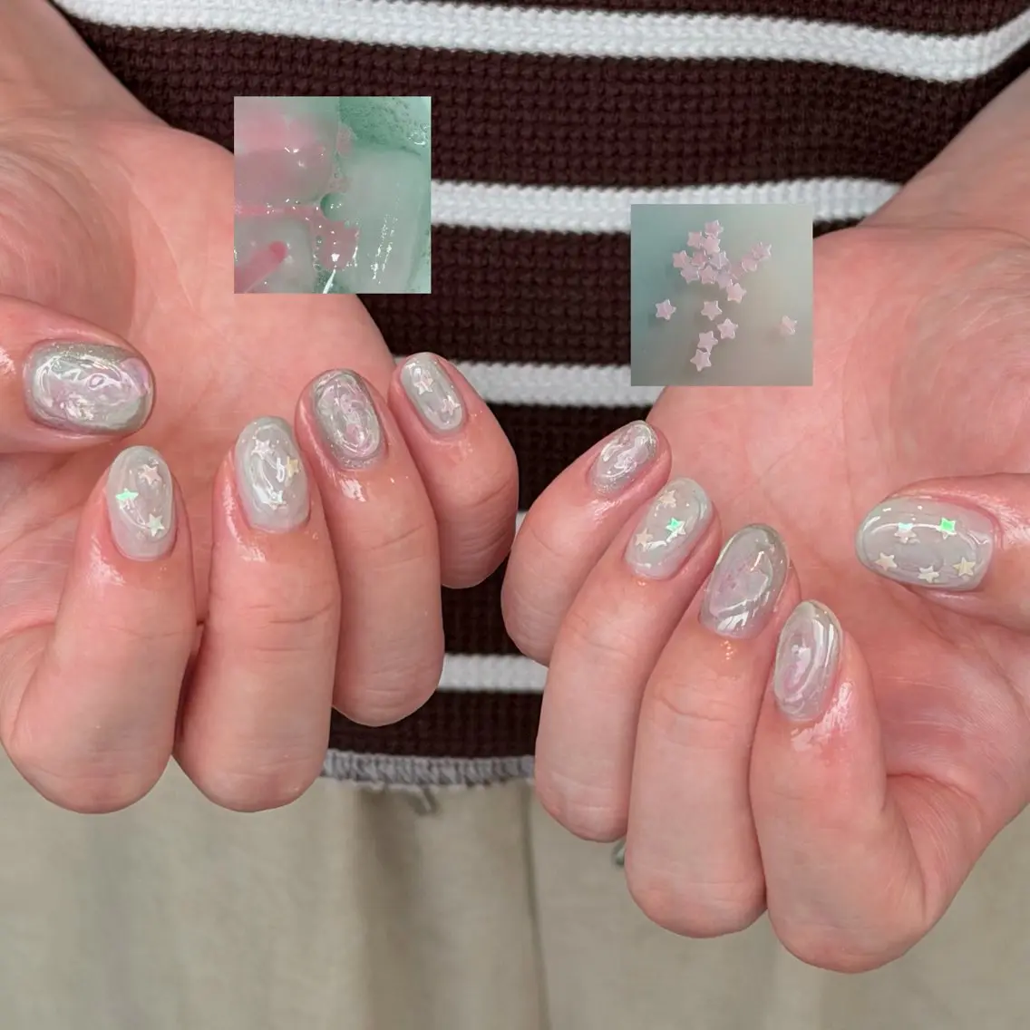 ネイル ハンドネイル 🎀フェイ フェイ🫧💗のネイルデザイン