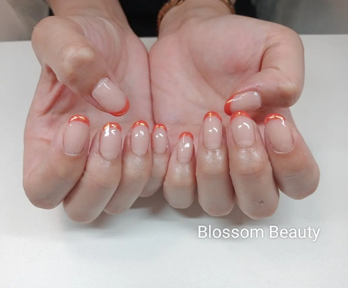 ネイル フレンチネイル ハンドネイル Blossom Beauty eriのネイルデザイン