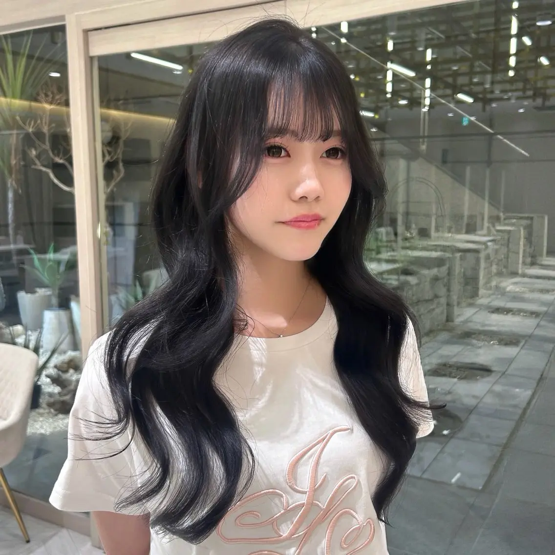 ロング カラー カット ヘアカラー トリートメント 🇰🇷レイヤー/ト レンドまつげ🎀ミキのヘアスタイル
