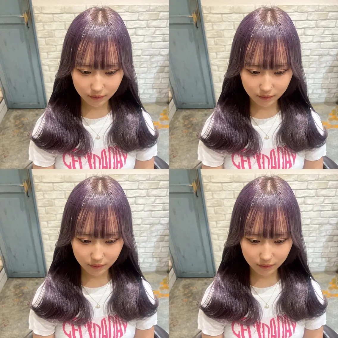 ミディアム カラー カット ヘアカラー トリートメント レイヤー×艶髪特化 マネージャー安藤光司のヘアスタイル