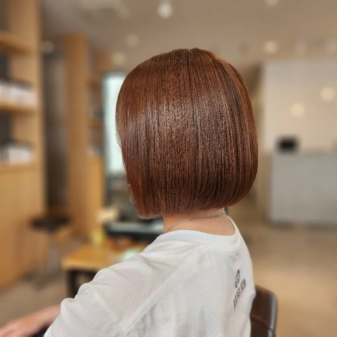 ショート 前下がりボブ ボブ シールエクステ🎀 ホシノ🕒ユウカのヘアスタイル