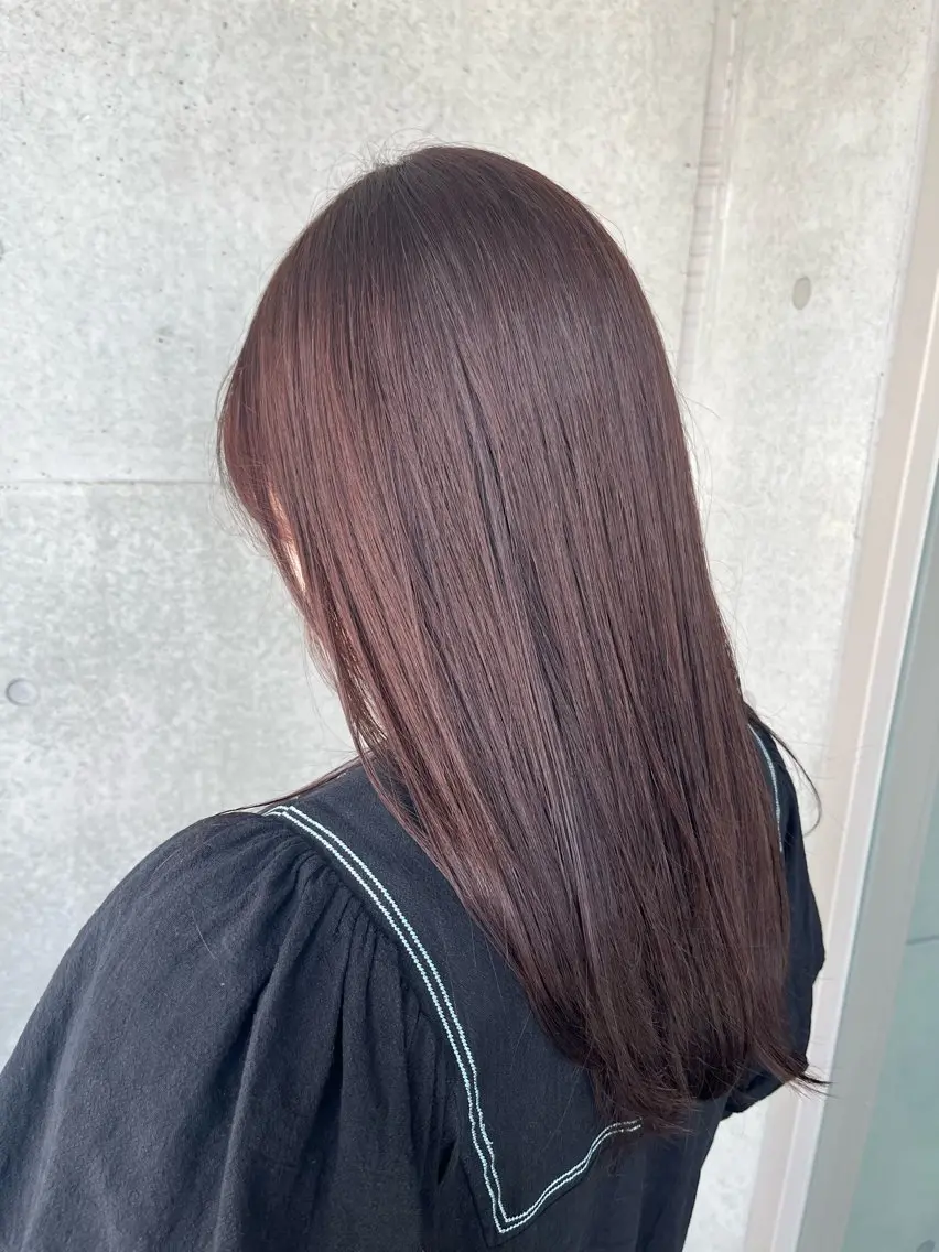 カラー 透明感・艶カラー 🩵miaのヘアスタイル