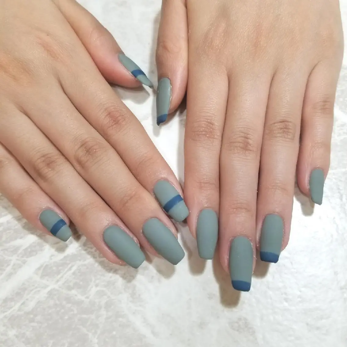 ネイル マットネイル ハンドネイル nijiiro🌈 サトウのネイルデザイン