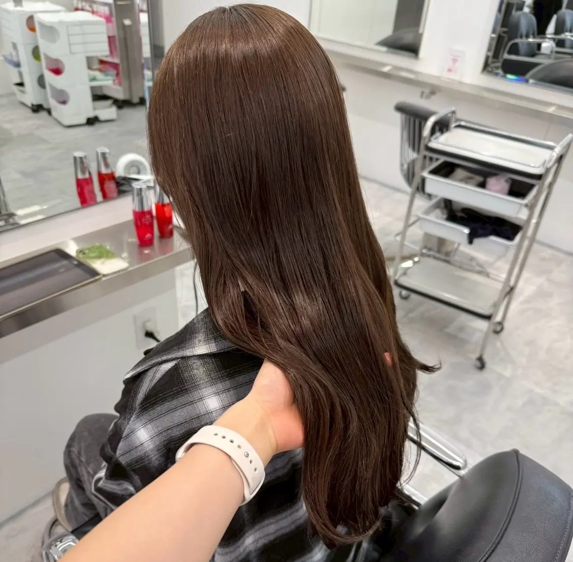 ロング カラー ヘアカラー トリートメント ParveMix┊ 太田 千尋🎀🪽のヘアスタイル