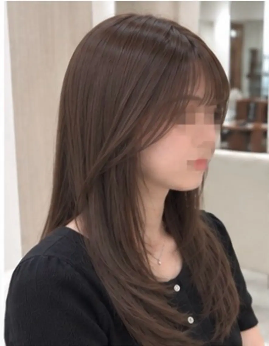 ロング カラー FORCE 青木明日翔のヘアスタイル