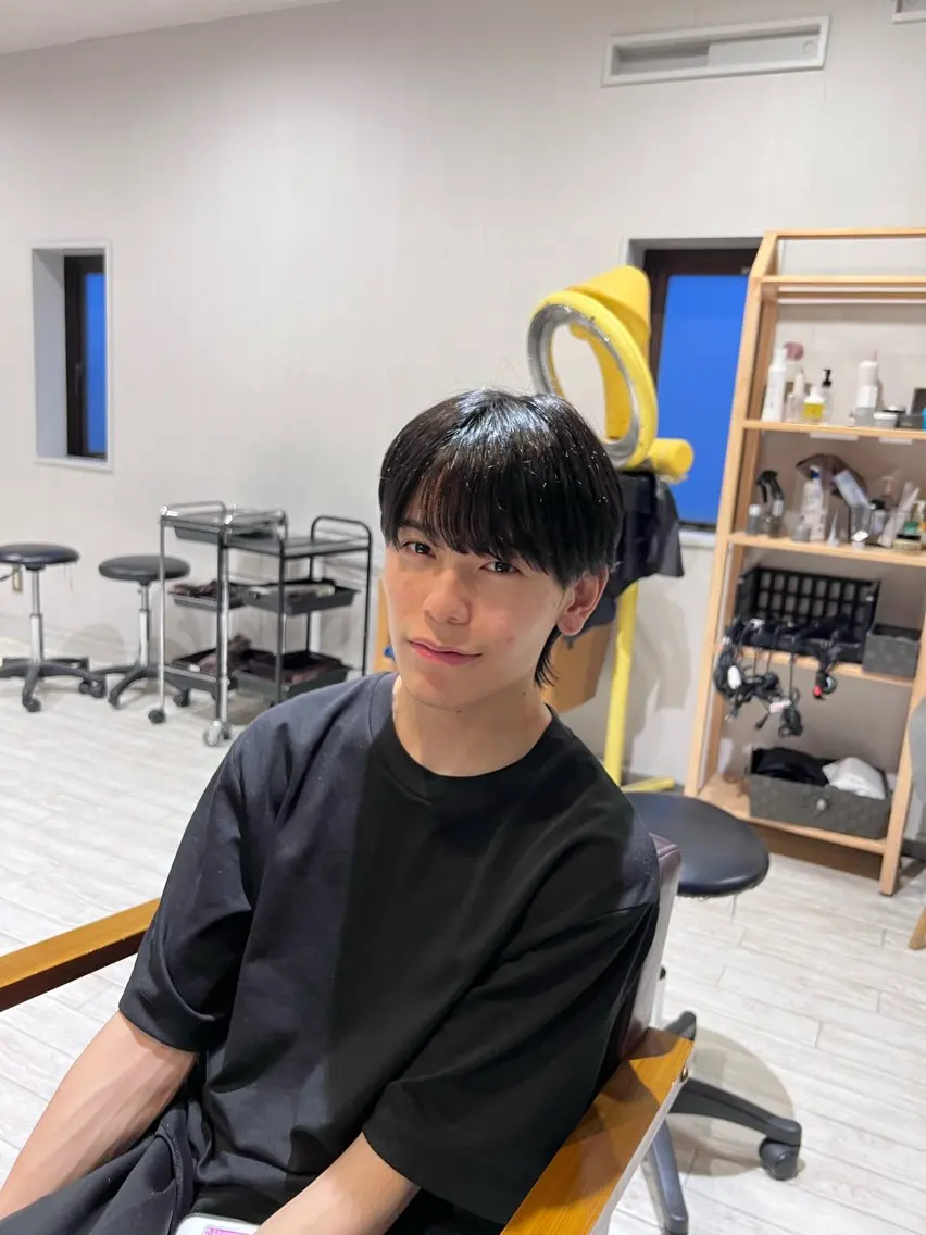 メンズ マッシュ カット 郡山メンズ特化 KIZUNAのヘアスタイル