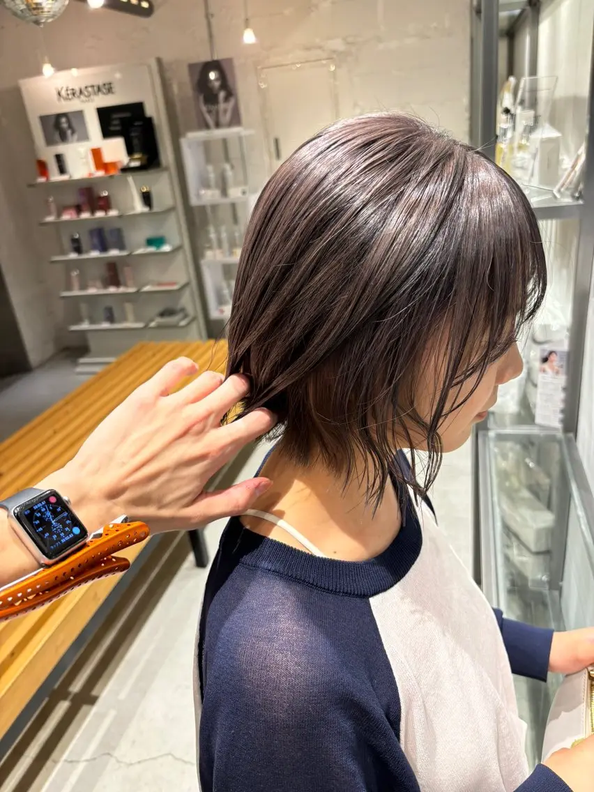 ショート カラー グレージュ ravens代表 ヒロムのヘアスタイル
