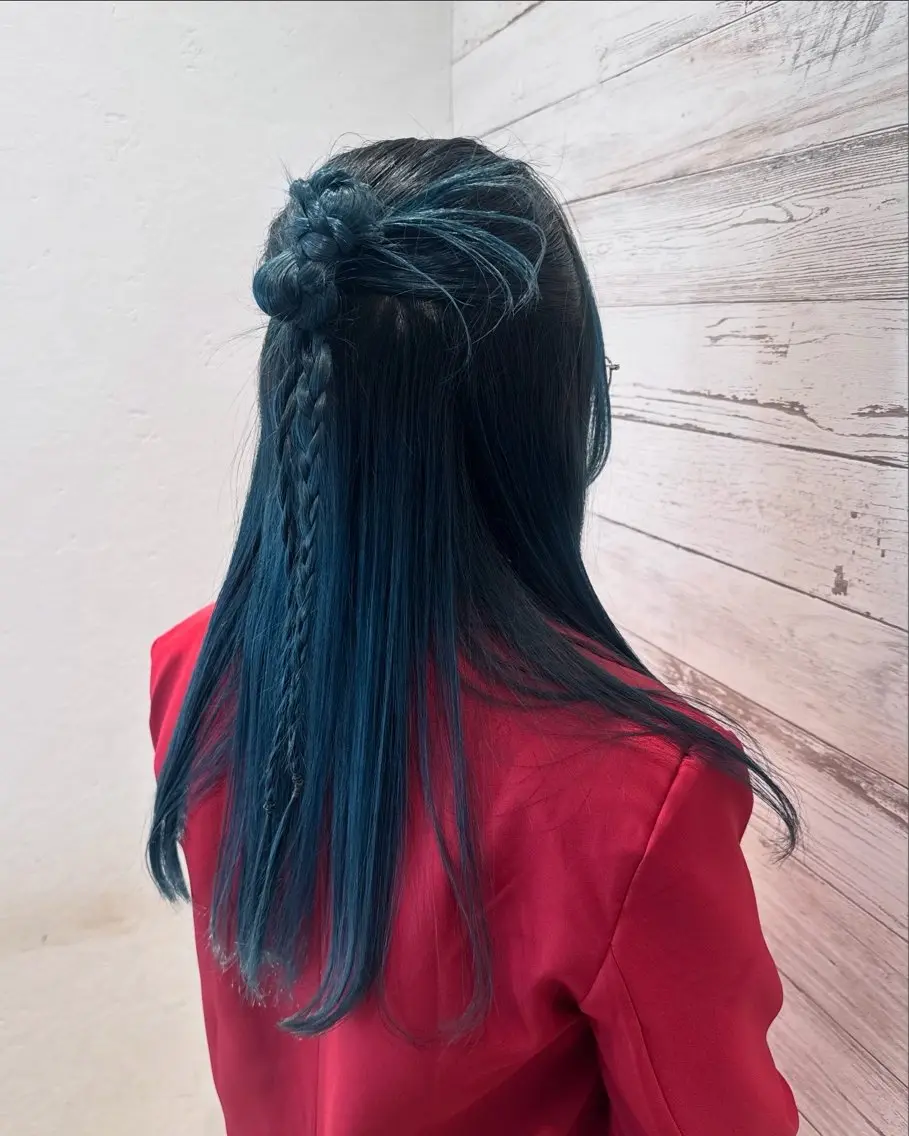【韓国風】カチモリヘアアレンジ🤍🫧の写真