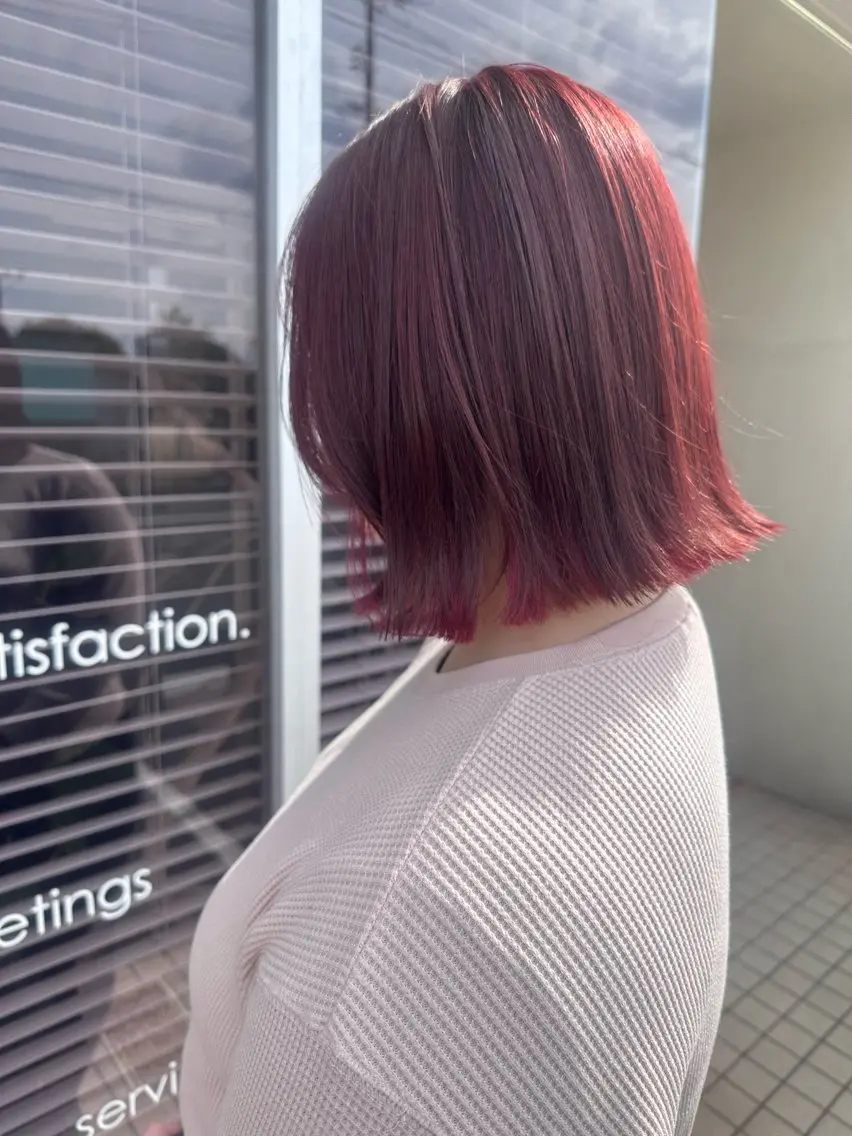 ショート カラー 三浦 悠のヘアスタイル