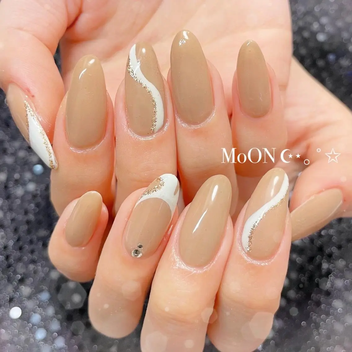 ネイル ハンドネイル ハンドケア MoON...❤︎ MeGuのネイルデザイン