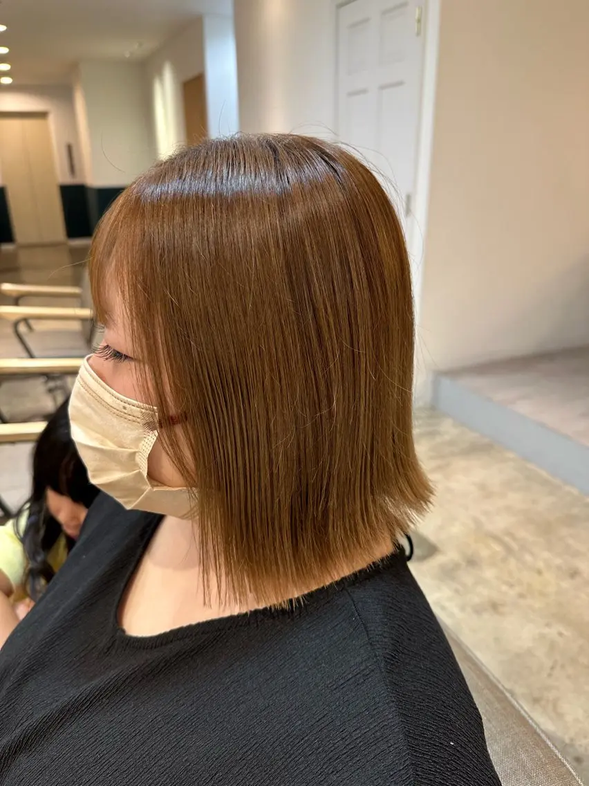 ミディアム ボブ 外ハネヘア ボブ特化美容師 /荒井悠葵のヘアスタイル