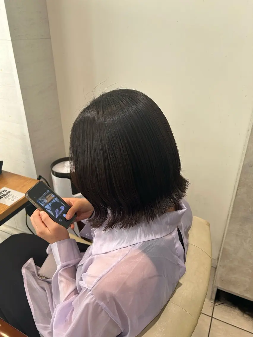 ミディアム 透明感カラー/ Ⓜ️めぐみのヘアスタイル
