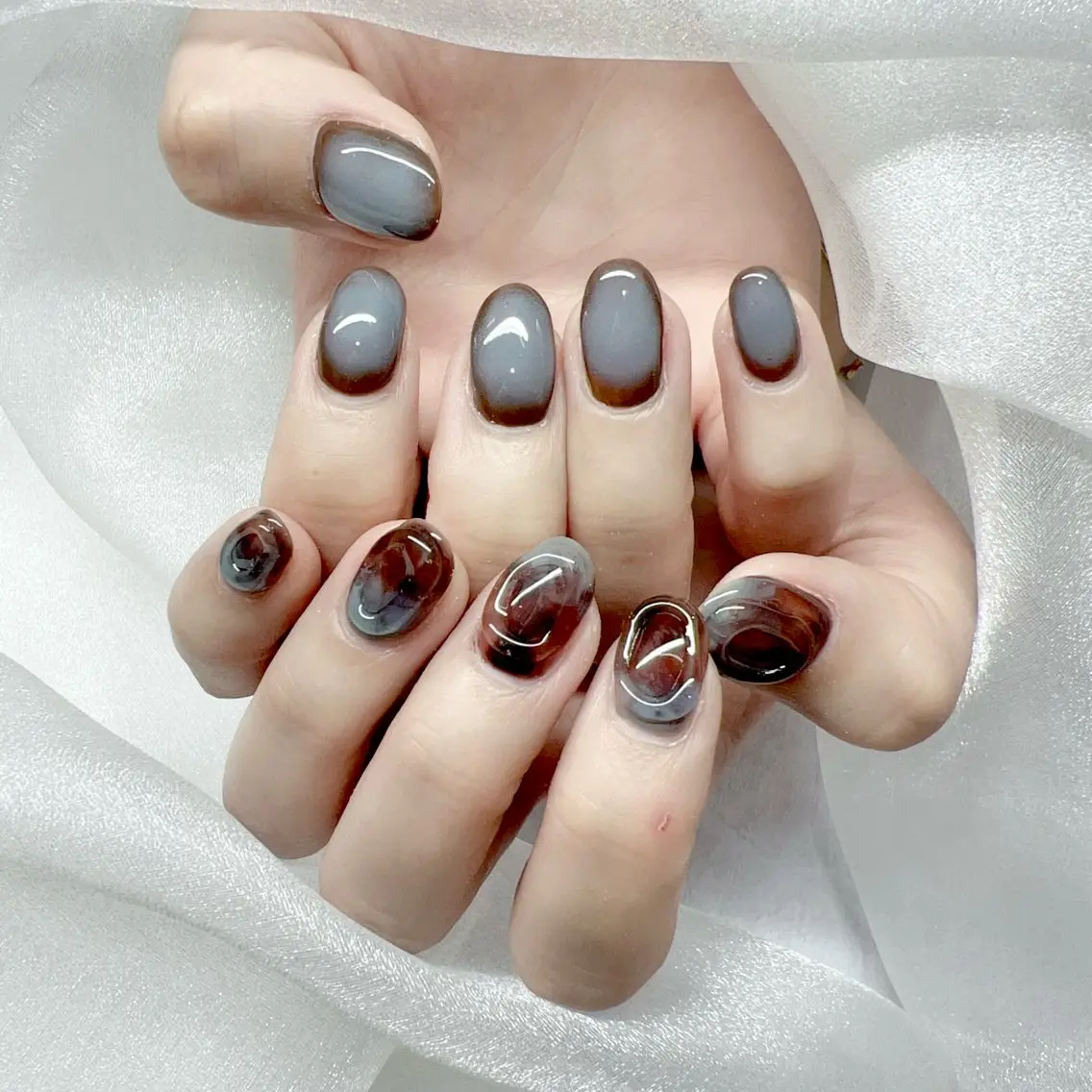 ネイル 持ち込み ハンドネイル Morpho nailのネイルデザイン