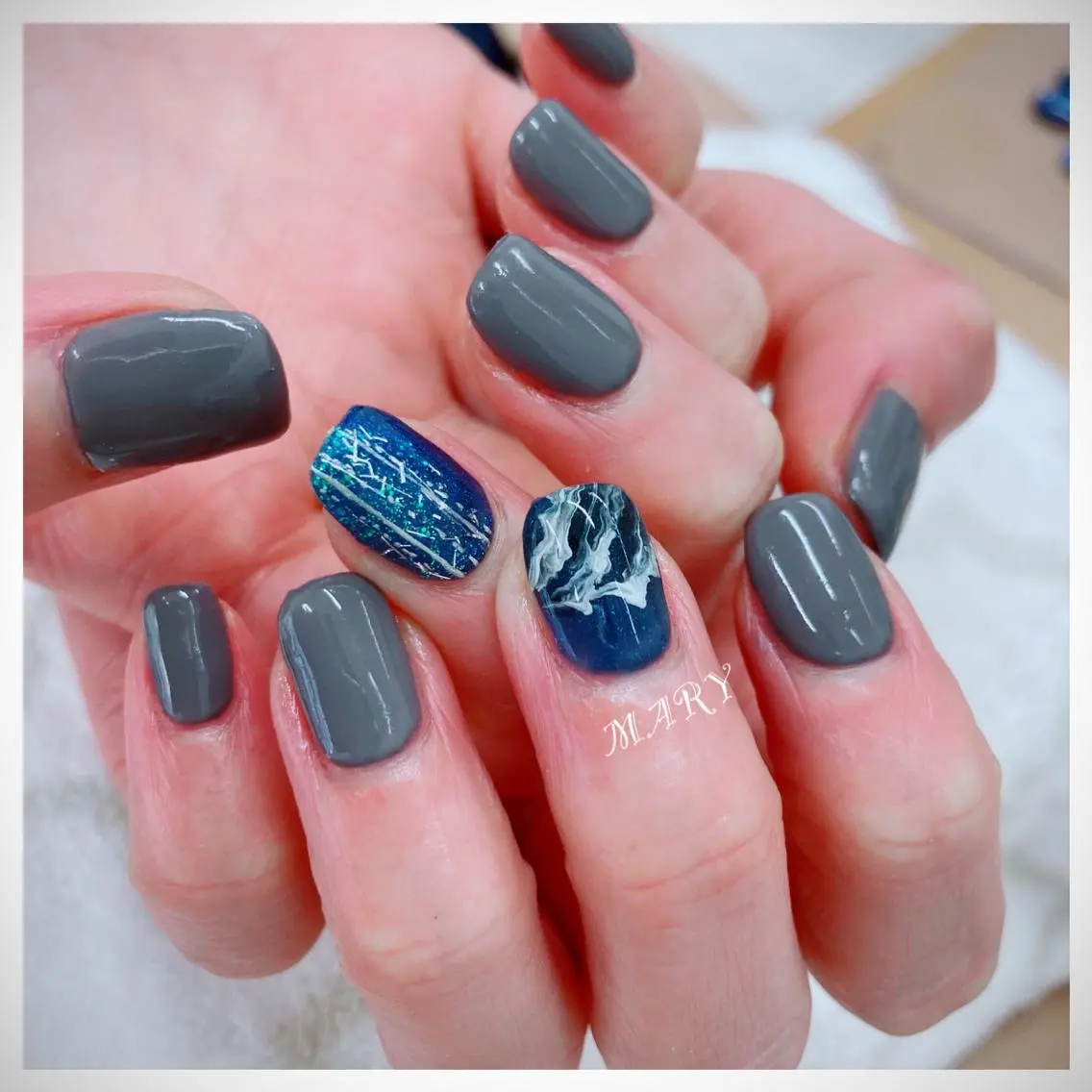 ネイル アートネイル ニュアンスネイル ワンカラーネイル Mary nail .narumiのネイルデザイン