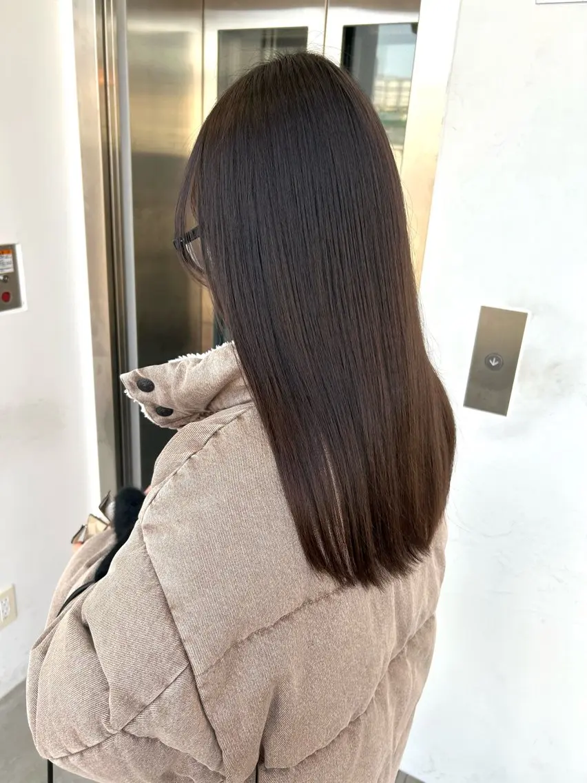 セミロング 似合わせカット 縮毛矯正 カット 縮毛矯正 トリートメント ボブ/くびれボブ/ 髪質改善/Ru-kaのヘアスタイル