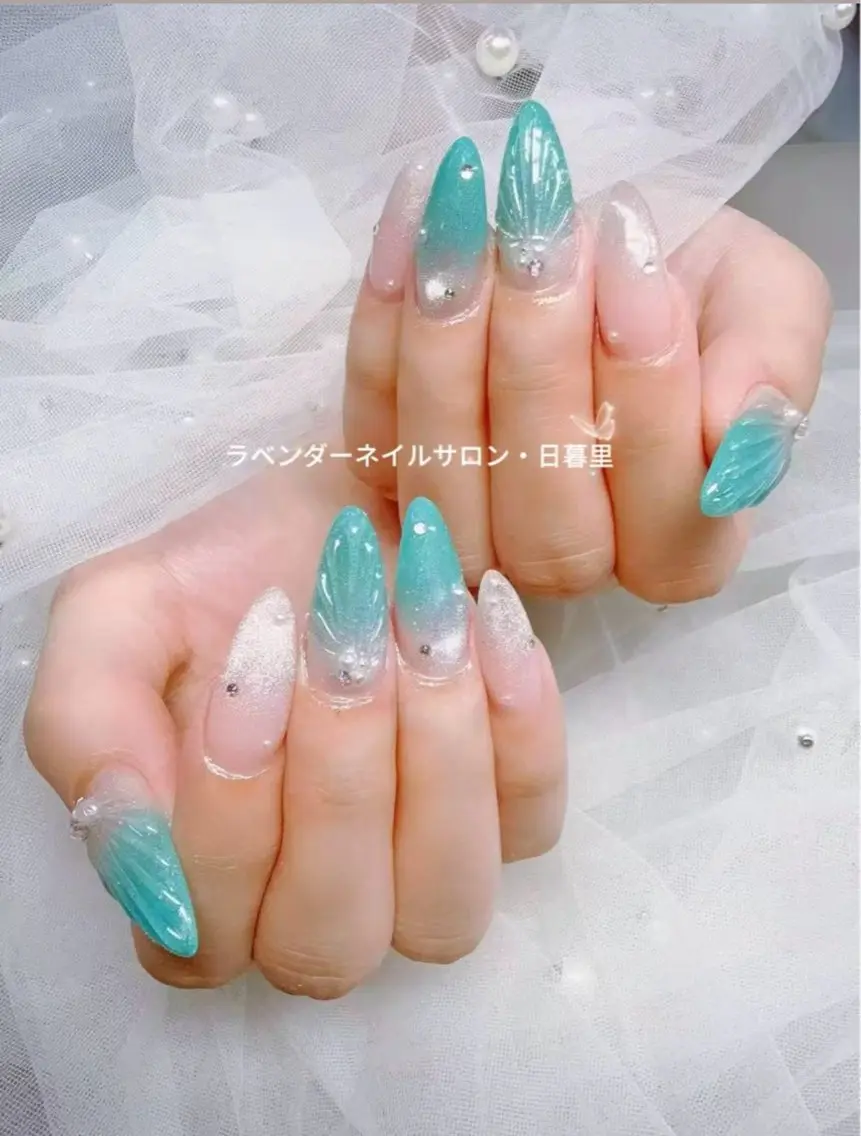 ネイル ラベンダー💖日暮里 ルル💖ネイルのネイルデザイン
