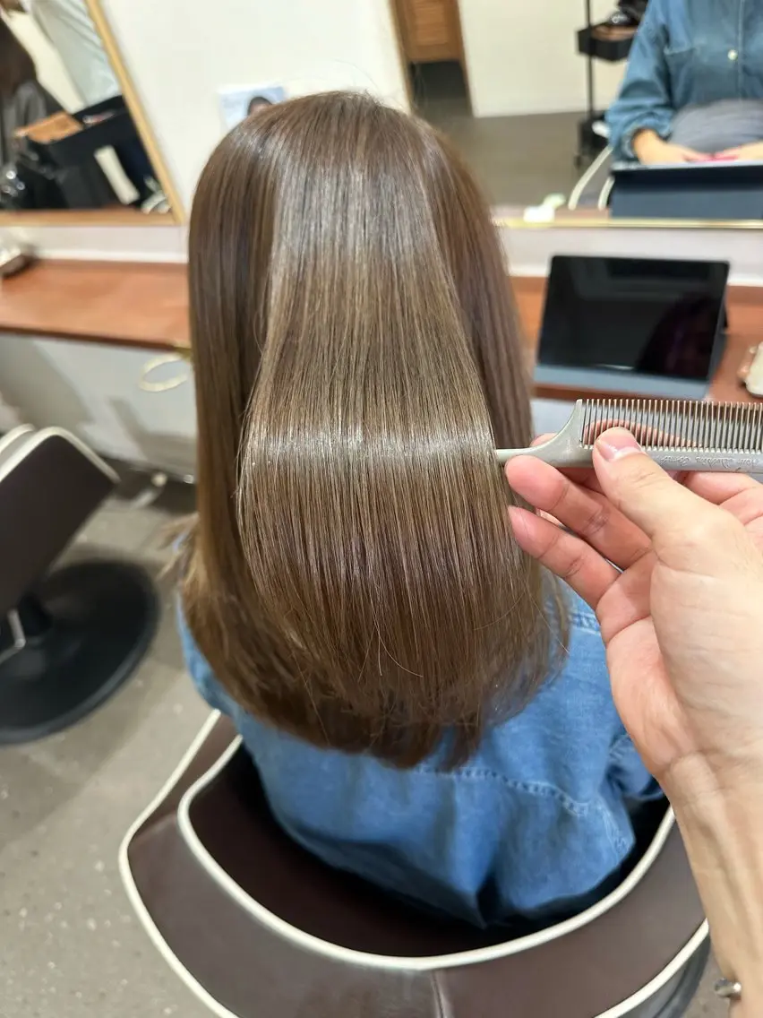 ロング 髪質改善 トリートメント 鈴木 雅人のヘアスタイル