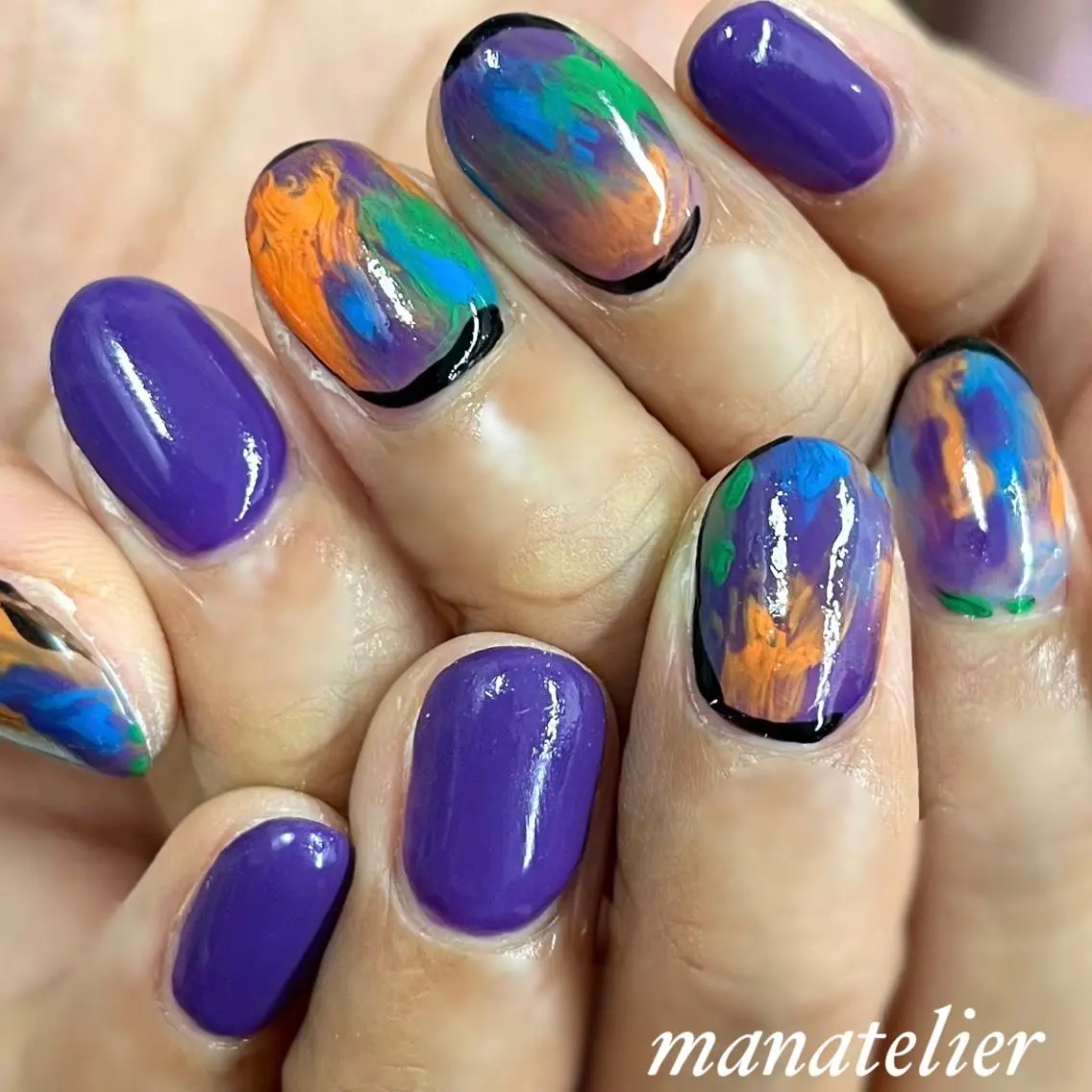 ネイル ニュアンスネイル ハンドネイル manatelier マナトリエのネイルデザイン