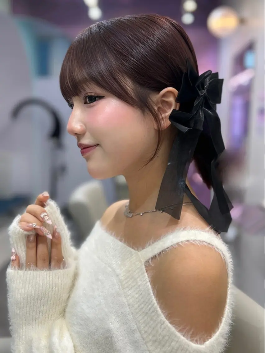 ✂︎カット✂︎ 顔周りor前髪カット💗 ⚠️カットは当日予約受け付けておりませんの写真
