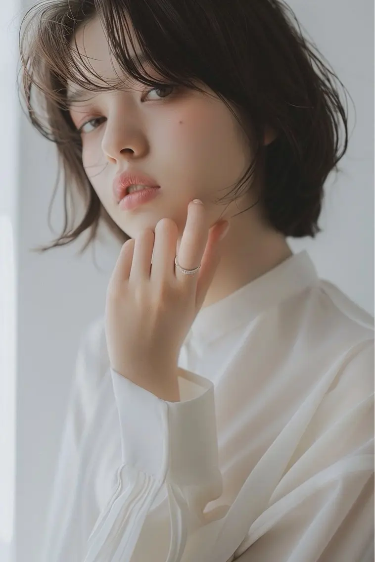 ショート カラー ヘアアレンジ ケアカラー 透明感カラー 髪質改善 Luana / 公式 / 大通のヘアスタイル