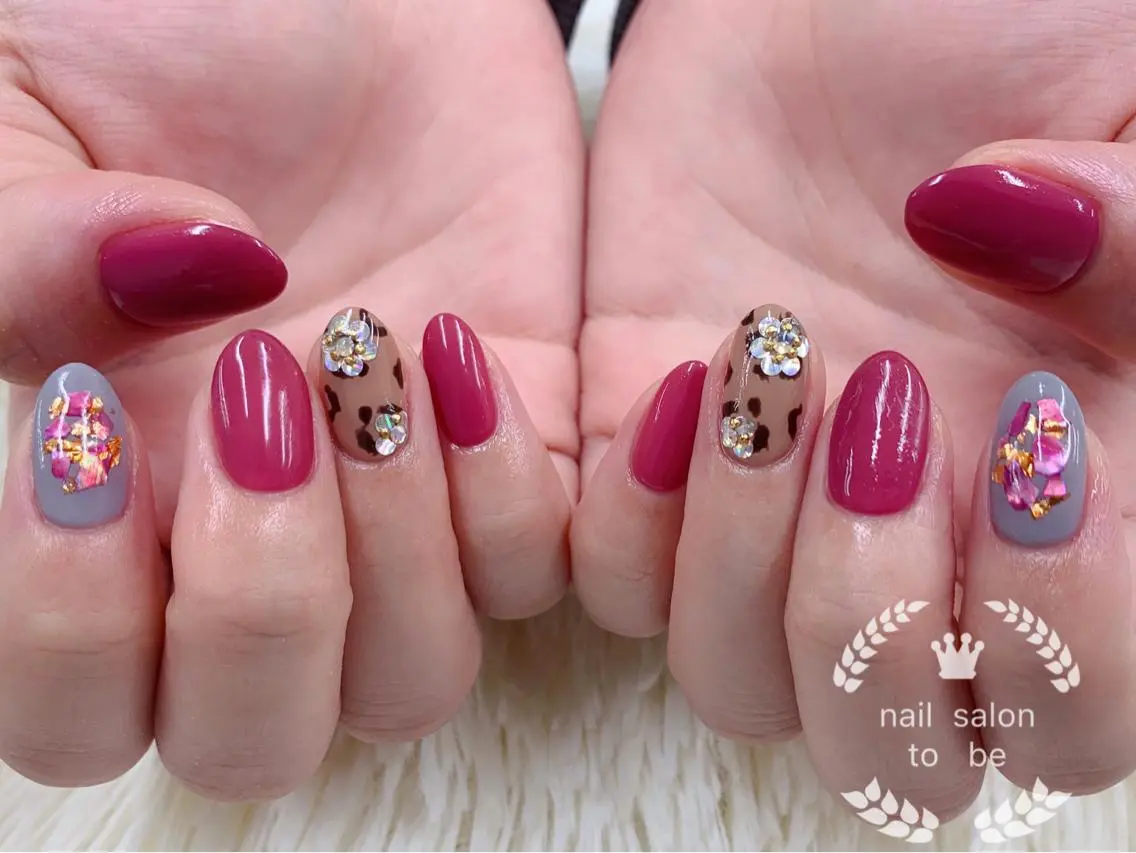 ネイル 冬ネイル Nail Salon To Beのネイルデザイン