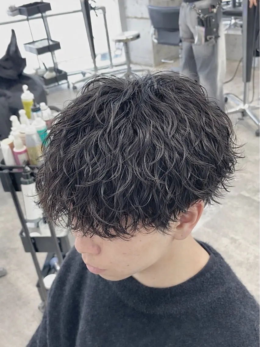 パーマ メンズ メンズパーマ カット パーマ トリートメント 🔱OVARL🔱 メンズパーマ/たいがのヘアスタイル
