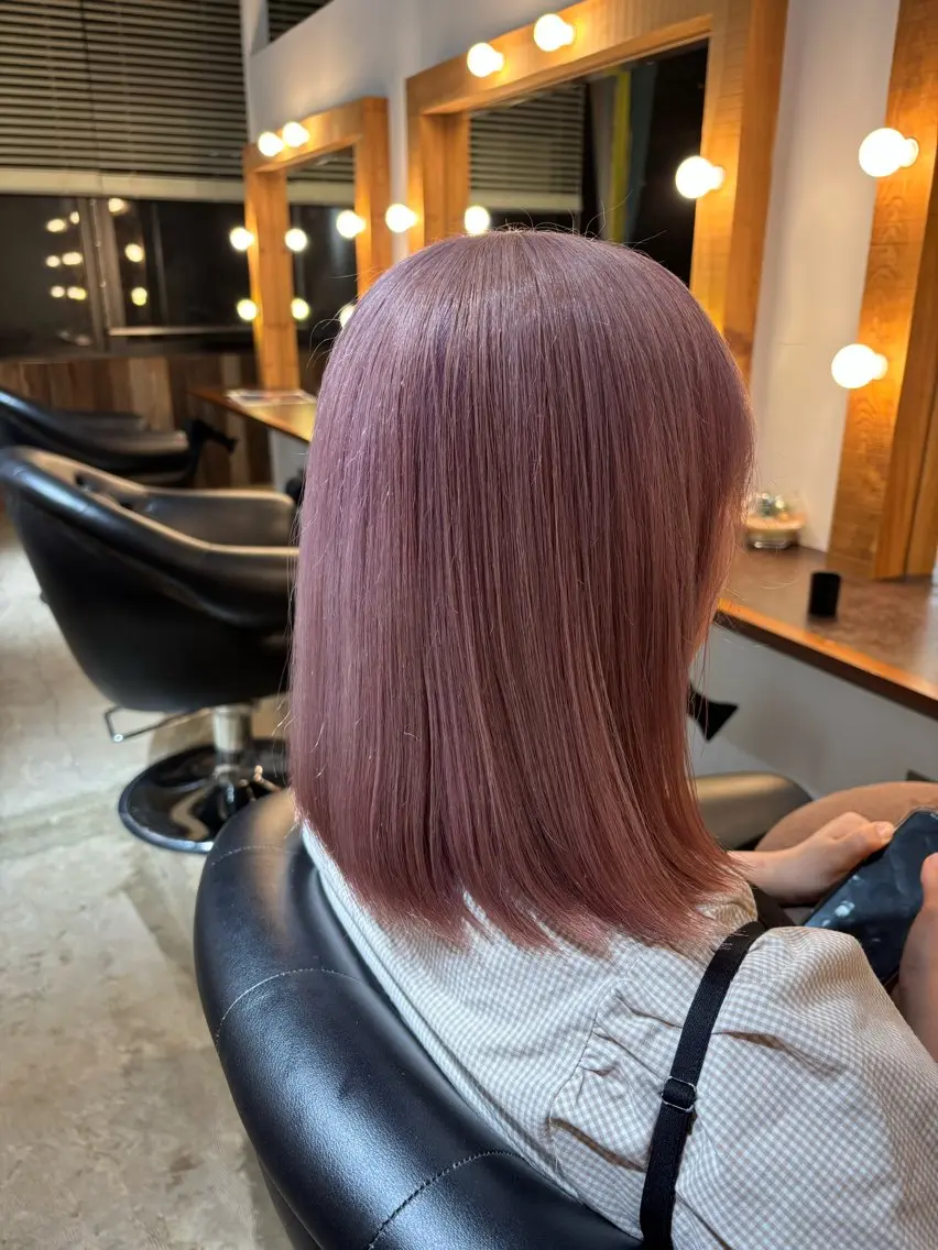 ミディアム ヘアカラー 🌀メンズパーマ🌀 平川海夢のヘアスタイル