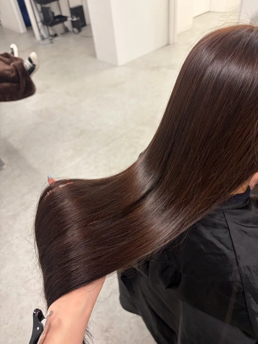 ロング ヘアカラー トリートメント konatsu / 似合わせcolorのヘアスタイル