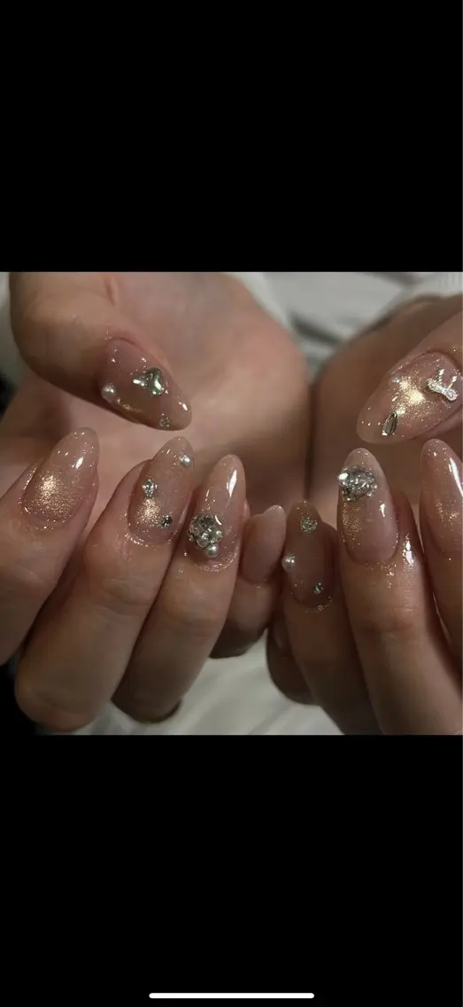 ネイル 持ち込み ワンホンネイル VV  Nail salonのネイルデザイン