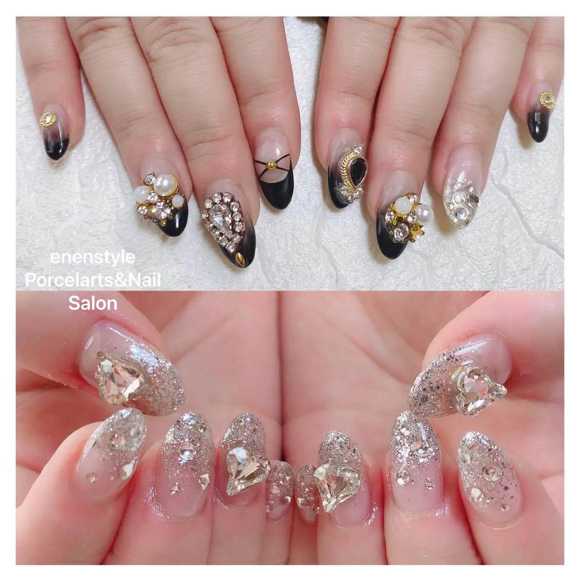 ミディアム ネイル 🐾enen style 🐾のネイルデザイン