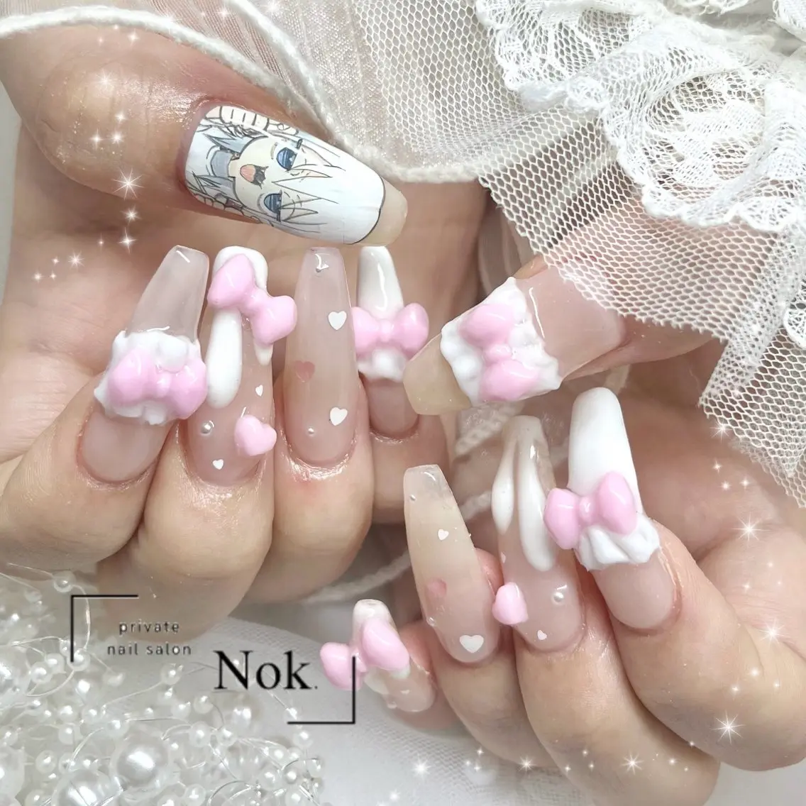ネイル ハンドネイル 池袋痛ネイル Nok. 渡辺のネイルデザイン