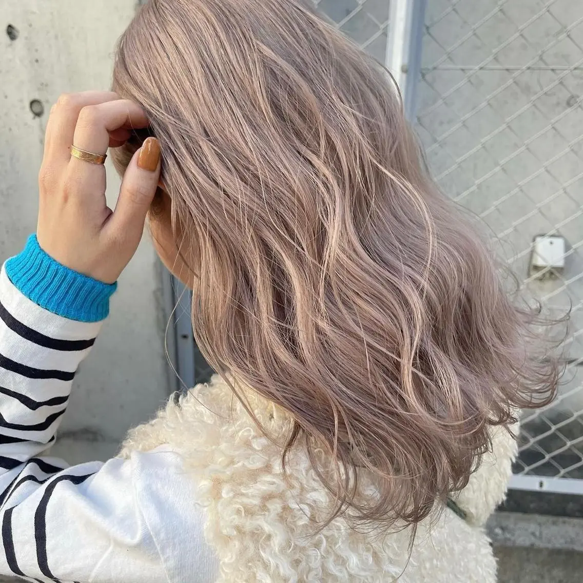 カラー ベージュカラー ホワイトベージュ .sirohair momoka🫧のヘアスタイル