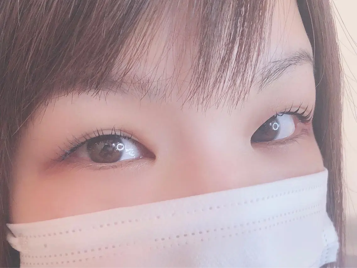 マツエク・マツパ 一重×まつ毛パーマ マツパ 荒川 鈴菜のヘアスタイル