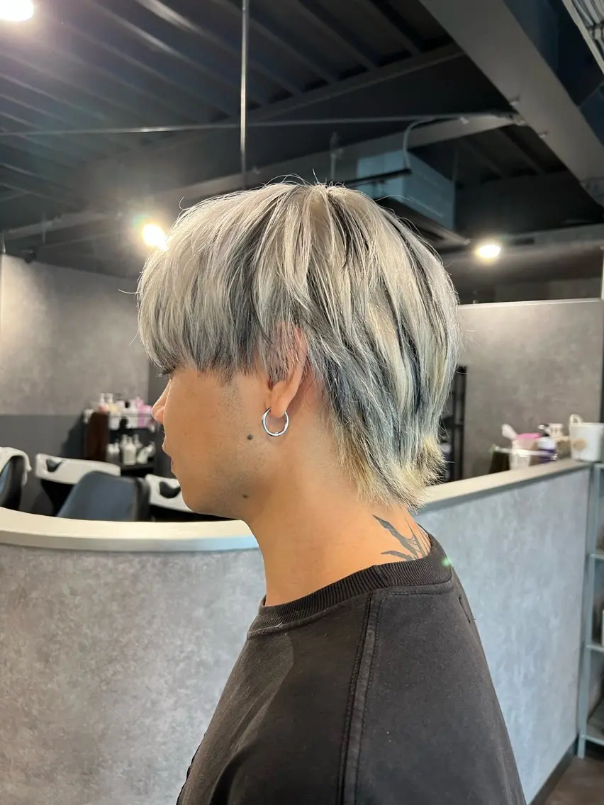 【メンズ限定】カット+ブリーチ+カラー+トリートメント👑の写真