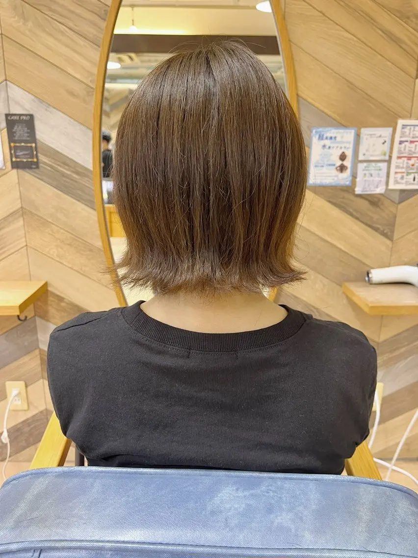 ミディアム カラー ヘアアレンジ カット 韓国レイヤー/透明感 💎Tomoya💎のヘアスタイル