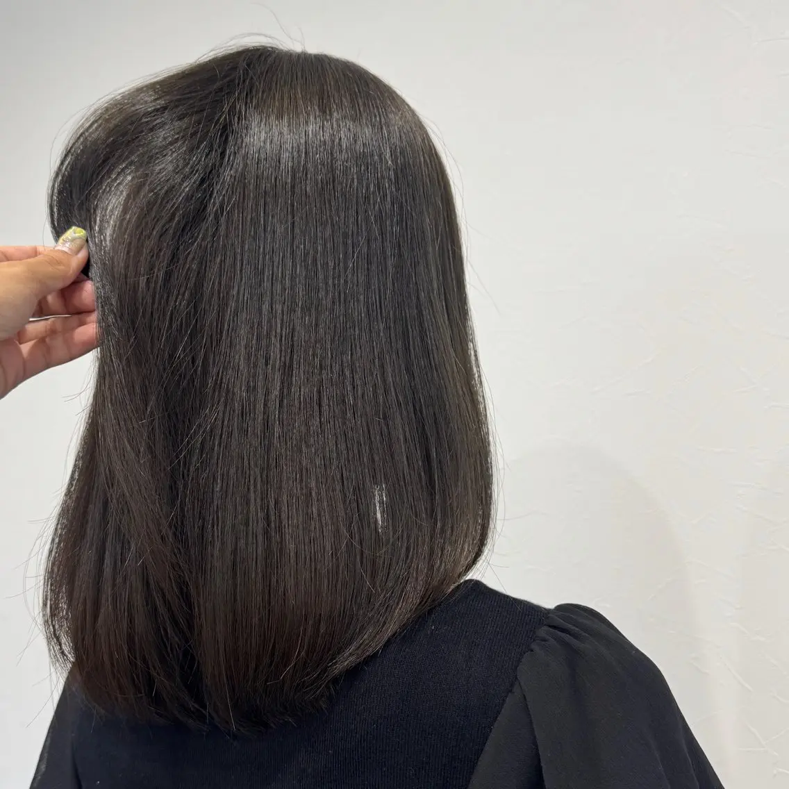 ミディアム カラー nu ✧︎*。のヘアスタイル