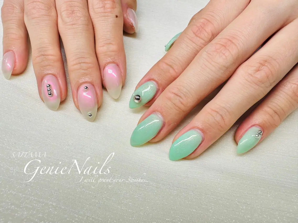 メンズ ネイル アートネイル メンズネイル 春ネイル Genie Nailsのネイルデザイン