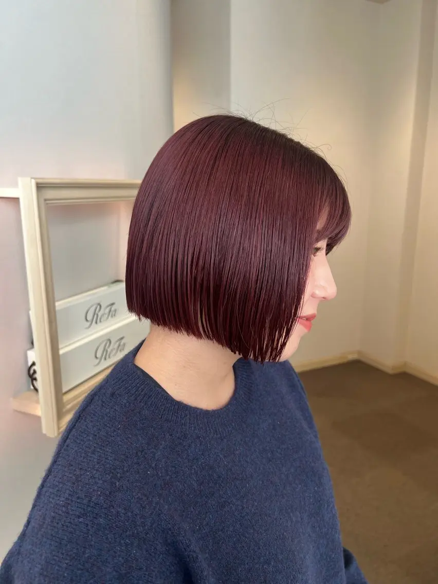 ショート ボブ カット トリートメント 🌷川崎/ボブ/ アレンジ/コトネ🌷のヘアスタイル