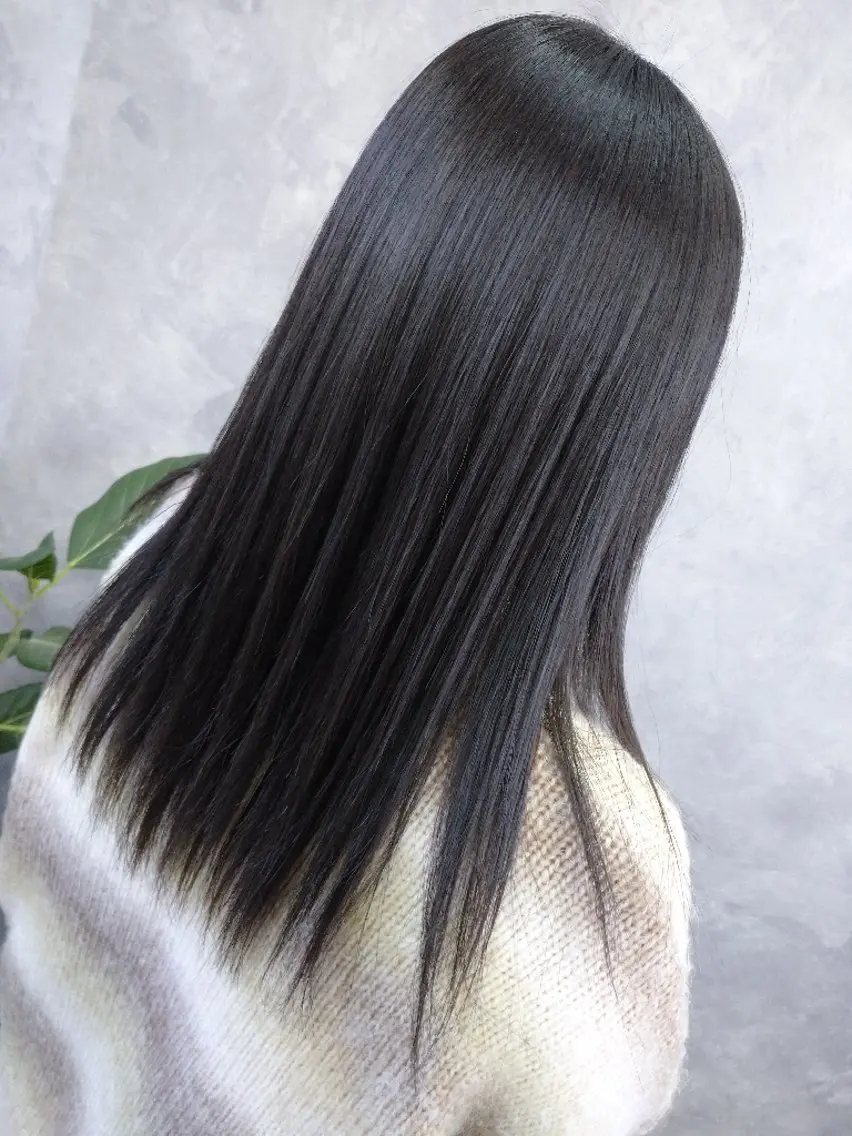 ロング カット 縮毛矯正 AN'TIA小作 noiのヘアスタイル
