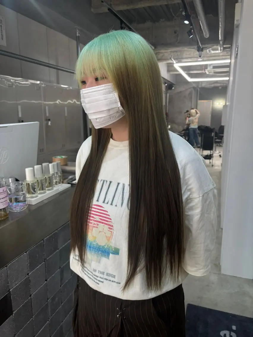 ロング カラー ヘアカラー デザインカラー /rioのヘアスタイル
