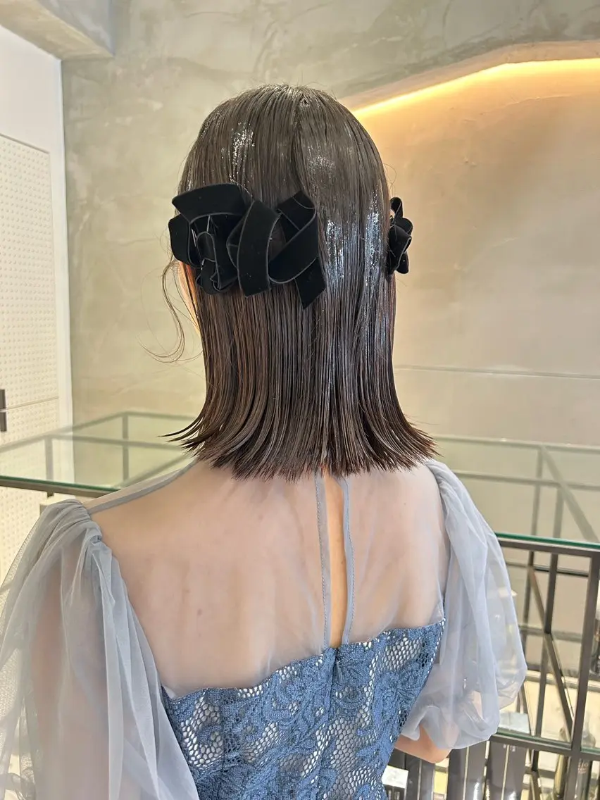 ヘアアレンジ ヘアセット 🎀ヘアセット透明感 /REINA🎀のヘアスタイル