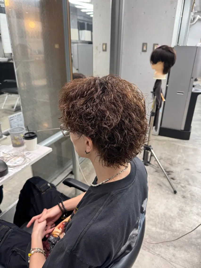 🌀本日限定価格🌀縦落ちパーマモデル募集【金18:00~】の写真