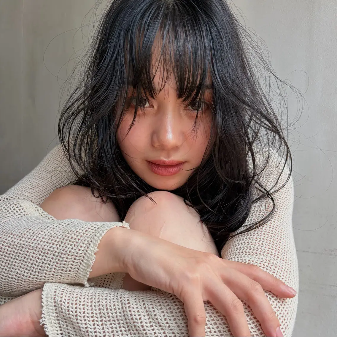 セミロング レイヤーカット カット レイヤー/暖色カラー /似合わせ/Moeのヘアスタイル