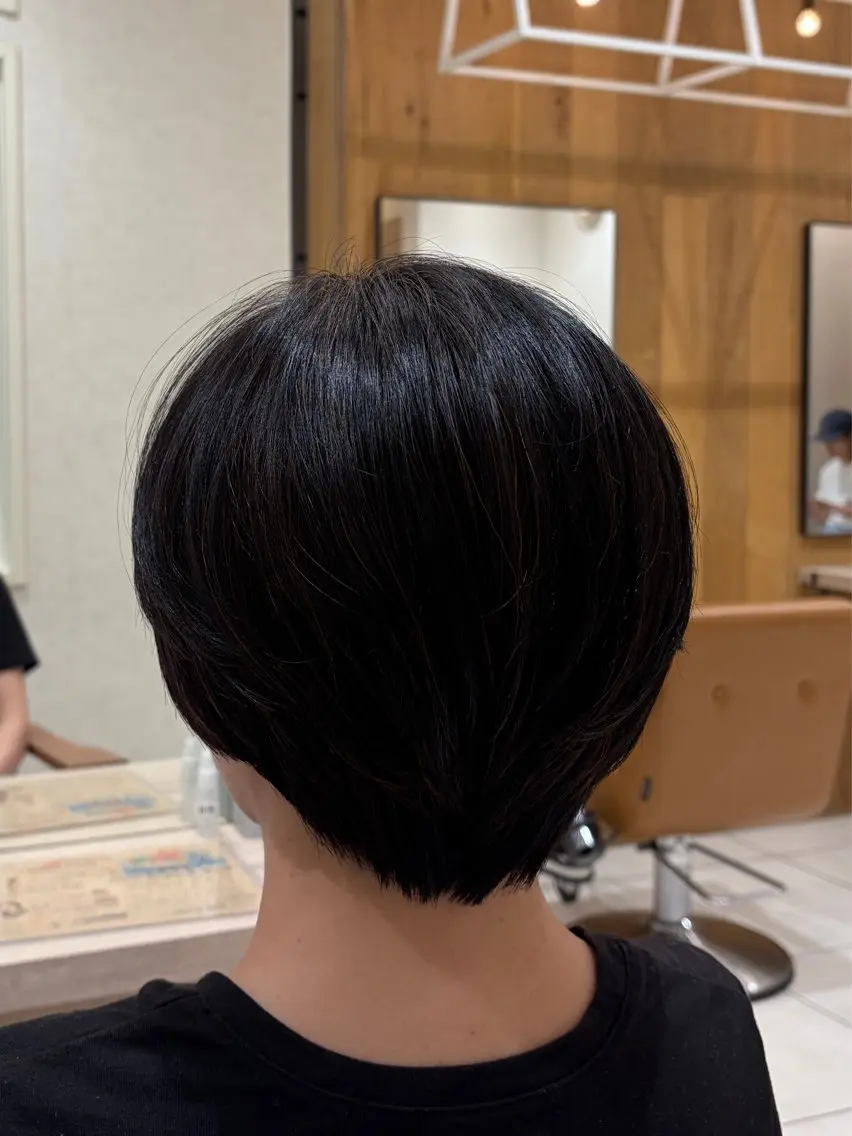 ショート ⭐️うる艶カラー 募集　まゆ⭐️のヘアスタイル