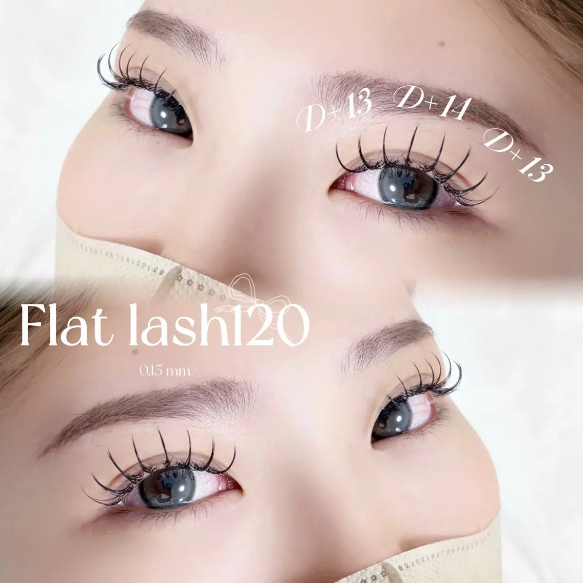 マツエク・マツパ フラットラッシュ ナチュラル マツエク Bellem. 【ベルム】のマツエク・マツパデザイン