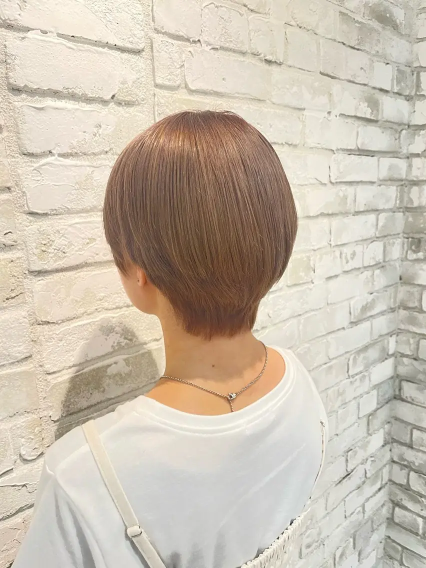 ショート ラベンダーベージュ cloe仙台🫧 ツバサ💎🪞💙のヘアスタイル