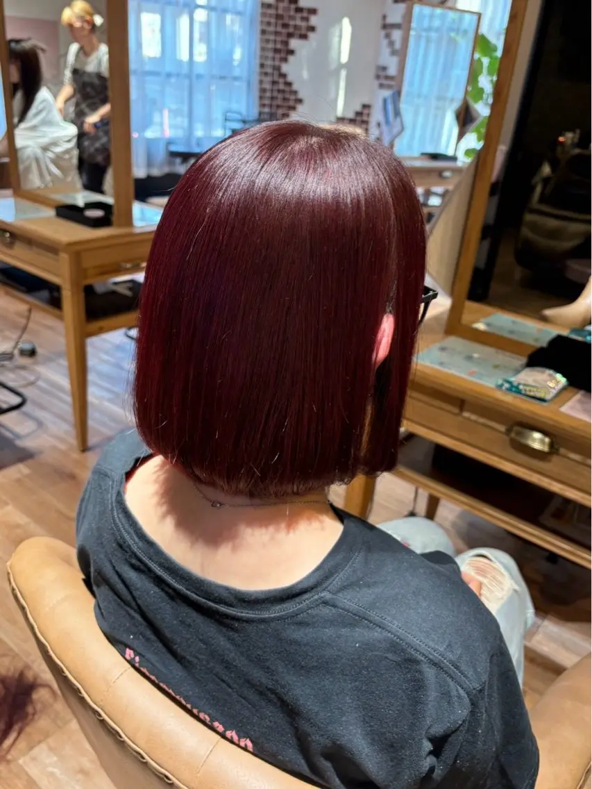 ショート カラー 西村 雪菜のヘアスタイル